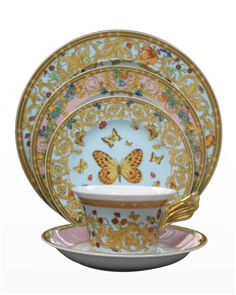 versace dinnerware sets sale|versace butterfly garden dinnerware.